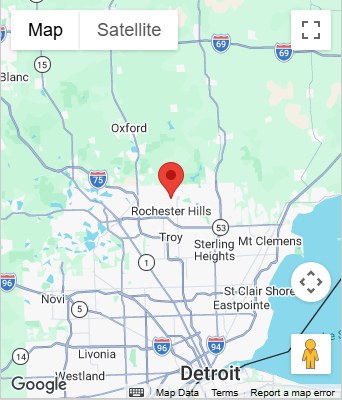Map to 1242 Walton Blvd Rochester, MI 48307