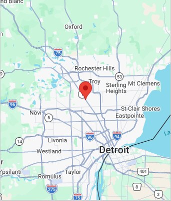 Map to 32872 N. Woodward Avenue Royal Oak, MI 48073